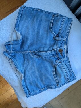 Bullhead High-Rise Shortie Jean Short